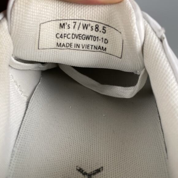 Women’s 8.5 Men’s 7 Kizik Vegas Sneakers White Leather Athletic Casual Sneakers - Picture 9 of 9